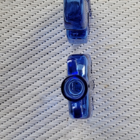 Cobalt Blue Guitar Vases - Picture 3 of 6